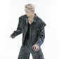 【24s Oct.】Heavy Paint Fashionable Denim Jacket + Jeans