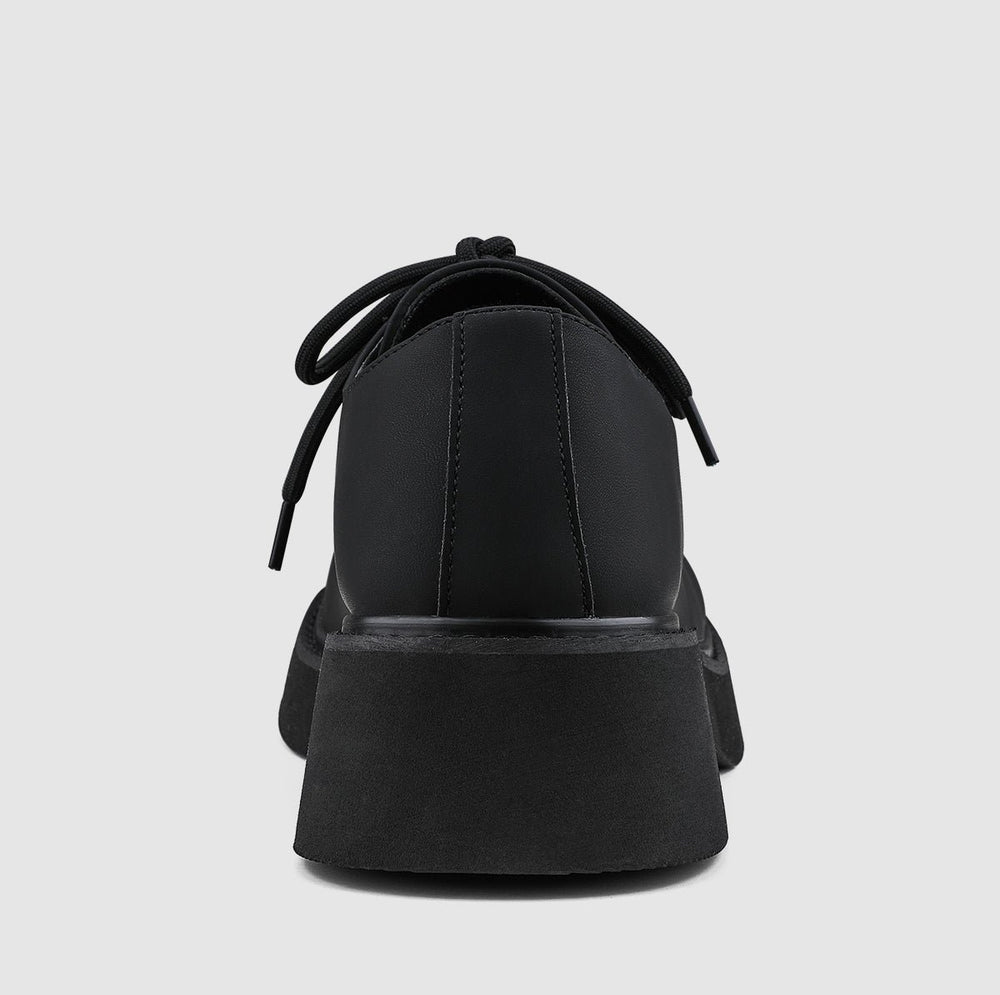 Personality Thick Sole Versatile Big Head Derby Shoes ArtsKoreanMan