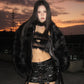 【23s December.】Hot Girl Leather Dark Skirt