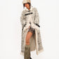 【25s Feb.】Retro High-end Plush Patchwork Fur Coat