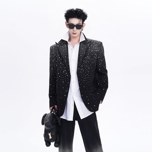 【24s Oct.】Rhinestone Design Suit Jacket