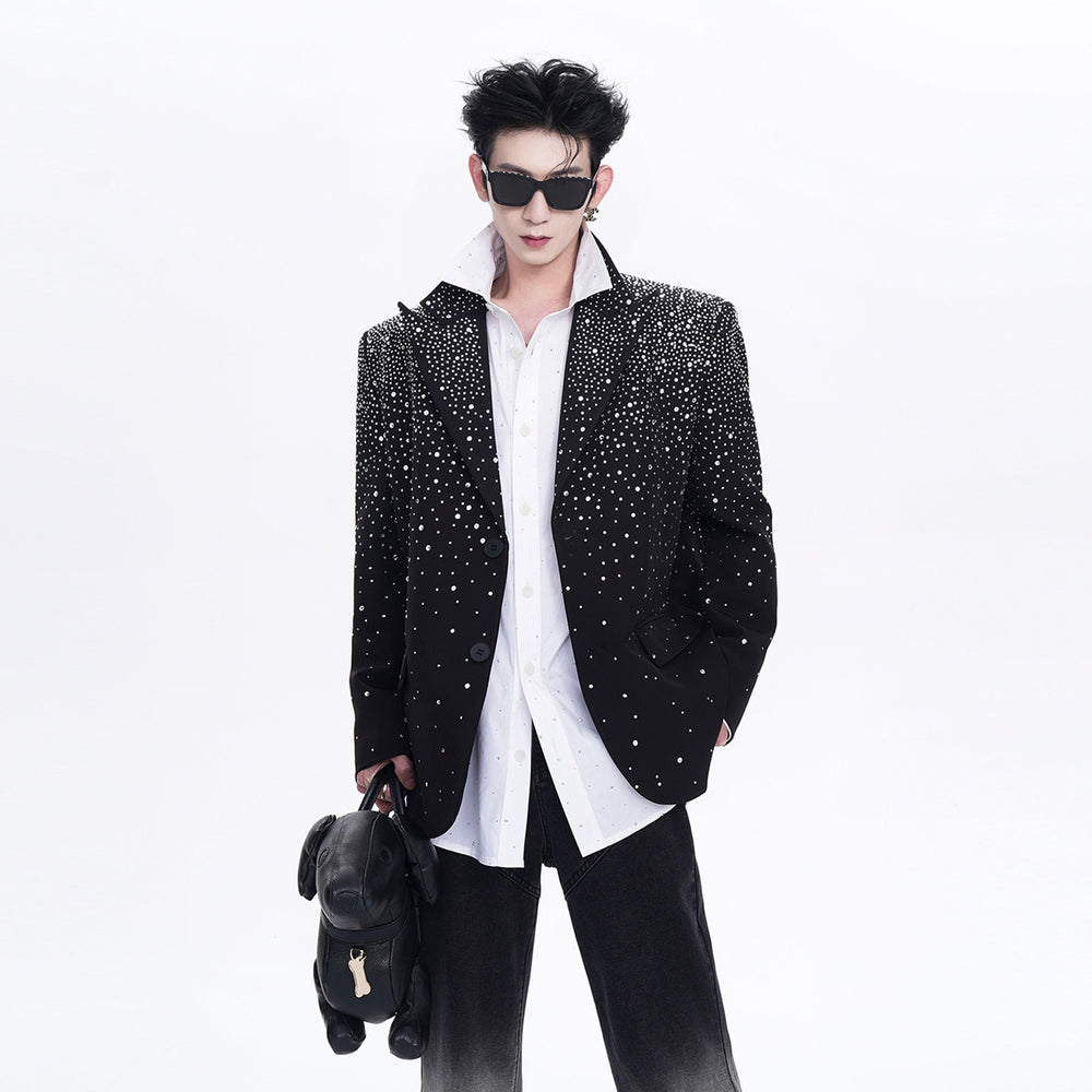 【24s Oct.】Rhinestone Design Suit Jacket ArtsKoreanMan