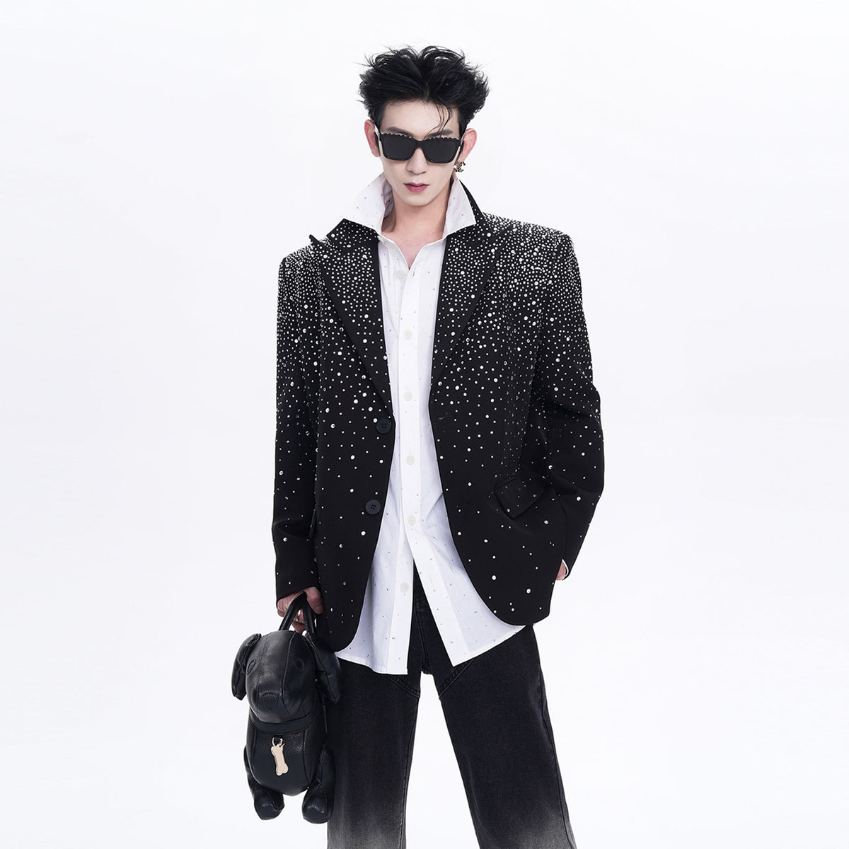 【24s Oct.】Rhinestone Design Suit Jacket ArtsKoreanMan