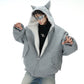 【25s Feb.】Zuoshan Carved Plush Hooded Double-Sided Jacket