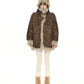 【25s Feb.】Brown Shearling Cotton Jacket