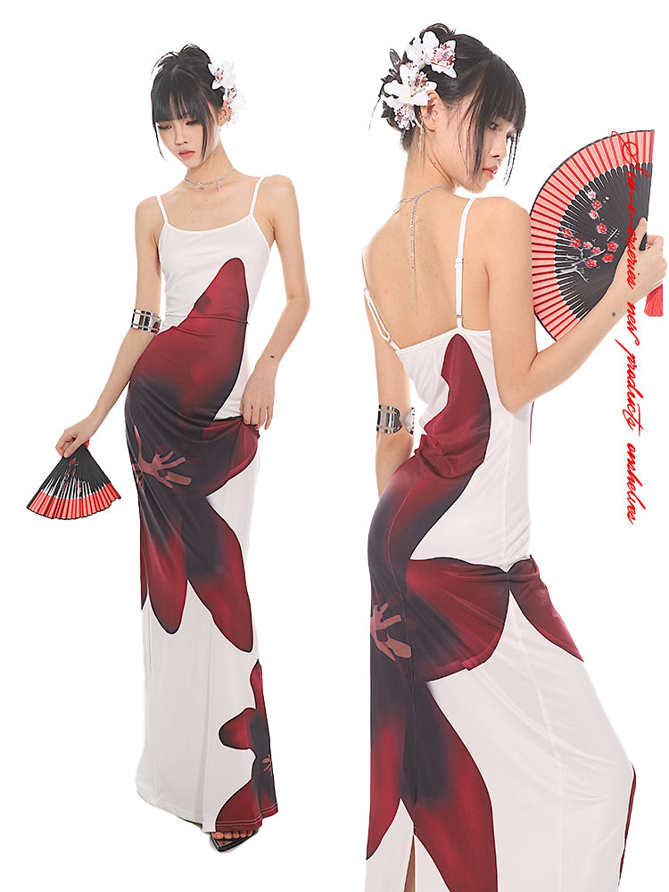 【24s June.】Island Resort Style Floral Print Dress ArtsKoreanMan