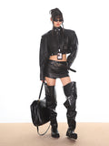 【24s Oct.】Hot Girl Fake Two Piece Hip-wrapped Leather Skirt ArtsKoreanMan