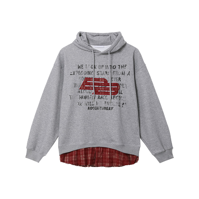 【24s Nov.】Embroidered Letter Design Hoodie ArtsKoreanMan