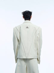 【24s Nov.】Deconstructed Irregular Metal Button High-end Suit ArtsKoreanMan