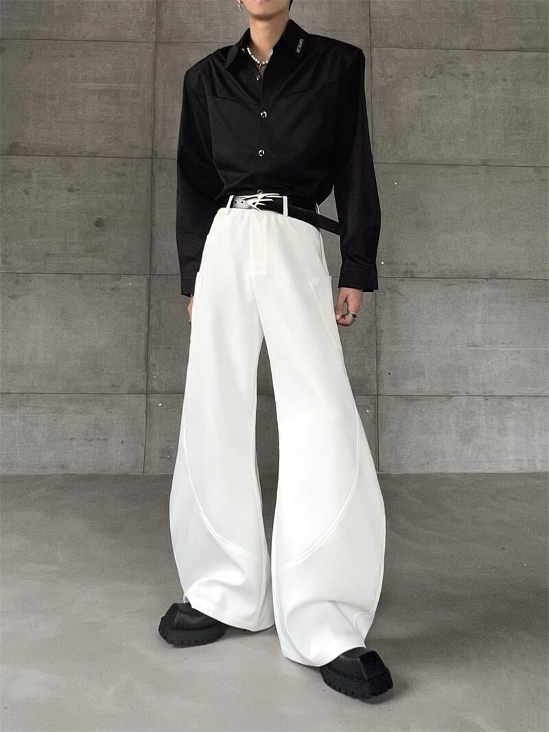 【24s Nov.】High-Waist Flared Trousers ArtsKoreanMan