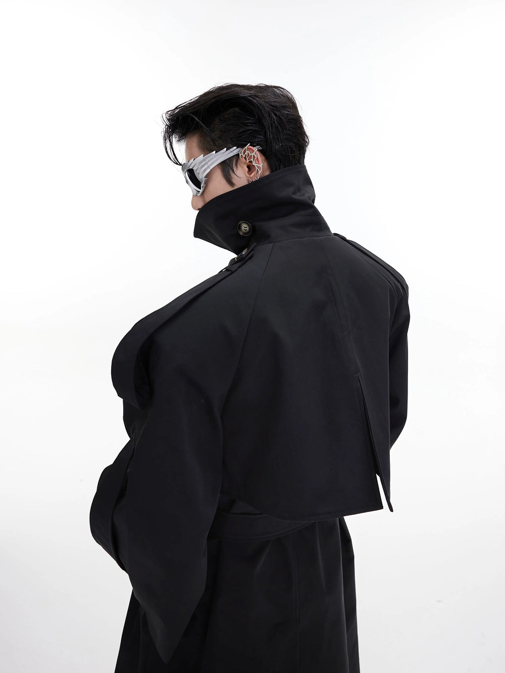 【23s August.】Turtleneck Shoulder Pad Coat ArtsKoreanMan