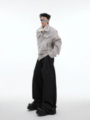 【24s Oct.】Mesh Design Casual Lapel Jacket ArtsKoreanMan