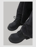 Personality Thick Sole Versatile Big Head Derby Shoes ArtsKoreanMan