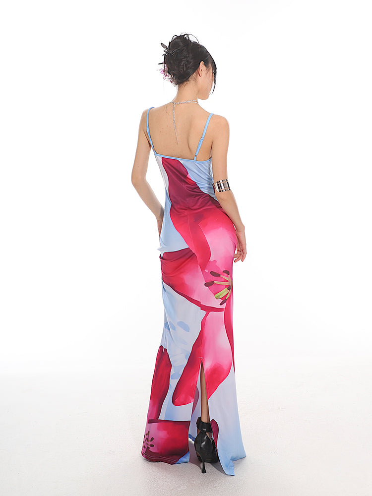 【24s June.】Island Resort Style Floral Print Dress ArtsKoreanMan