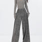 【24s Sep.】High Waist Grey Wide Leg Jeans ArtsKoreanMan