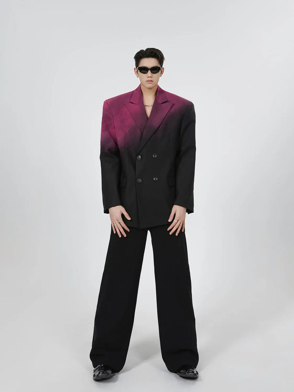 【23s August.】Gradient Shoulder Pad Jacket ArtsKoreanMan