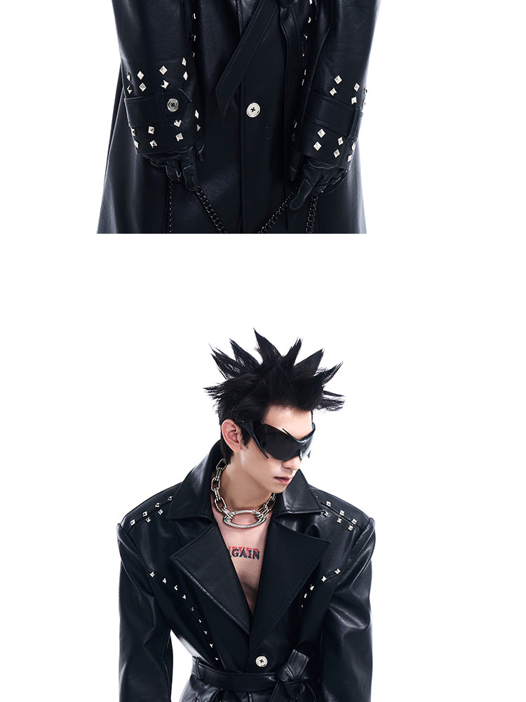 【24s Nov.】Studded Leather Jacket