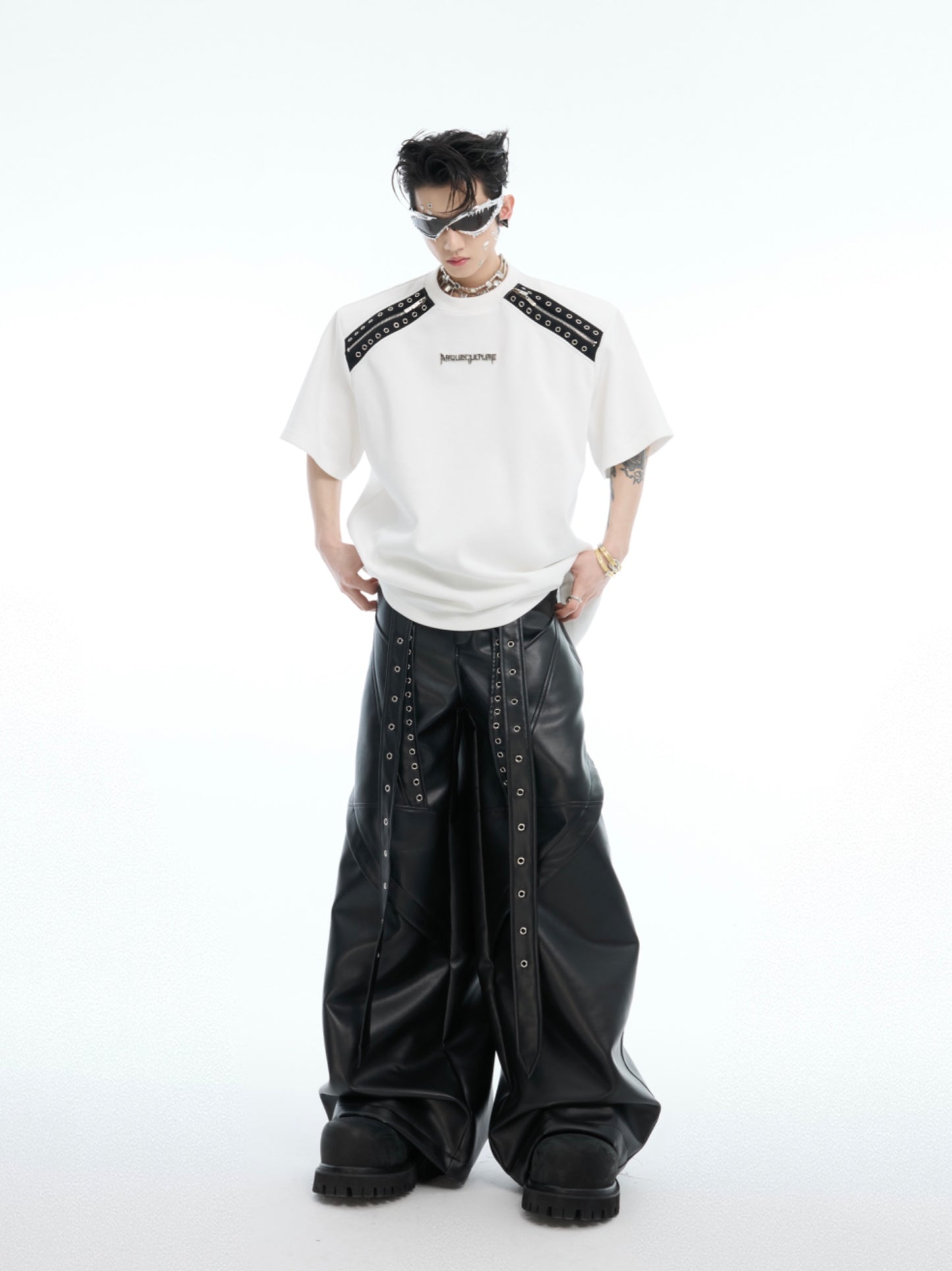 【25s Mar.】Niche Deconstructed Splicing Detachable Short-sleeved Shirt