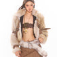 【24s Nov.】Niche Retro Thousand Gold Short Vintage Fur Coat ArtsKoreanMan