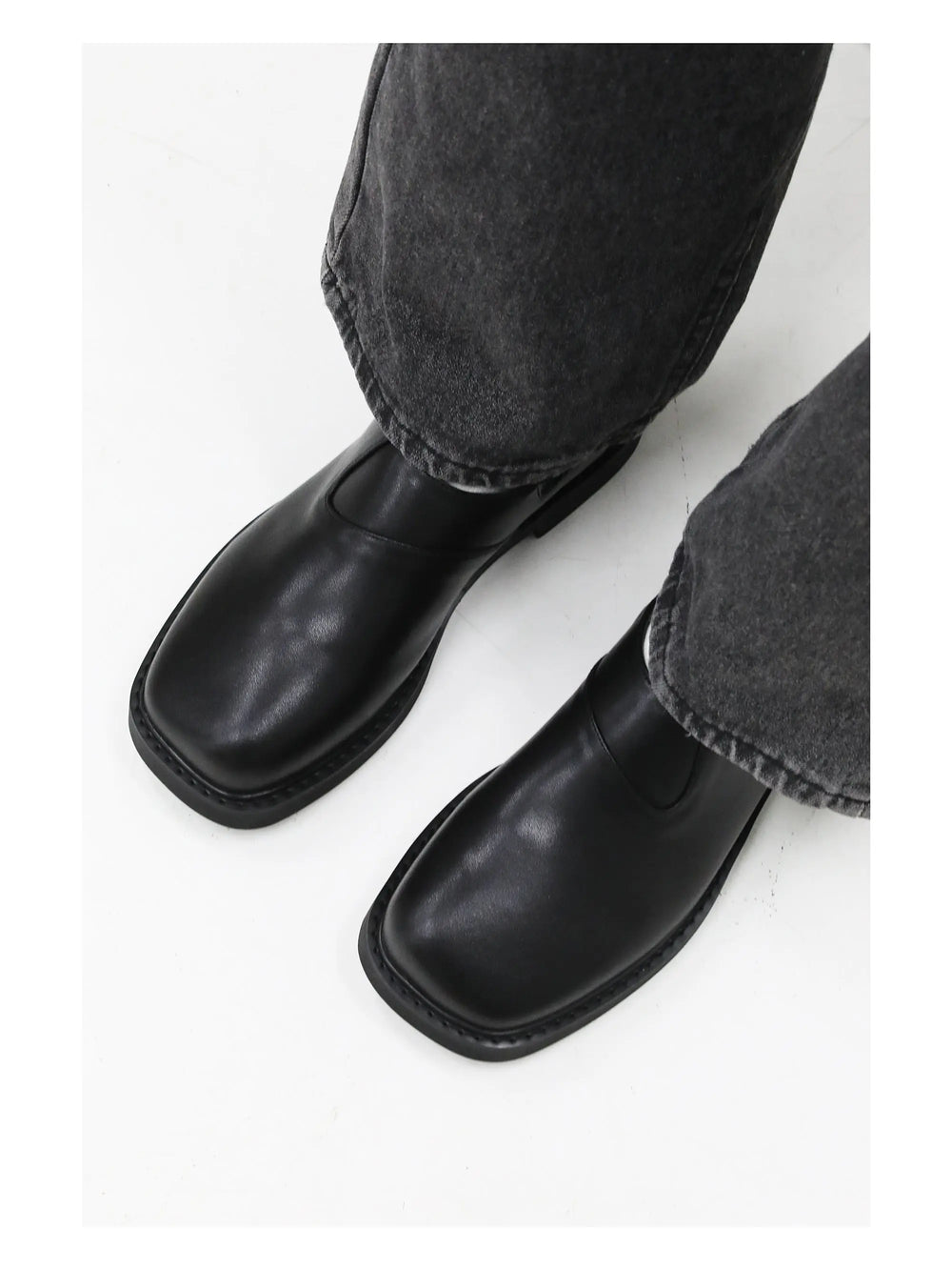 【New】New Rubber Leather Shoes ArtsKoreanMan