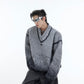 【23s November.】Polka Dot Gradient V-neck Silhouette Sweater