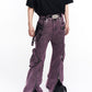 【24s Oct.】High Street Washed Multi-Pocket Jeans