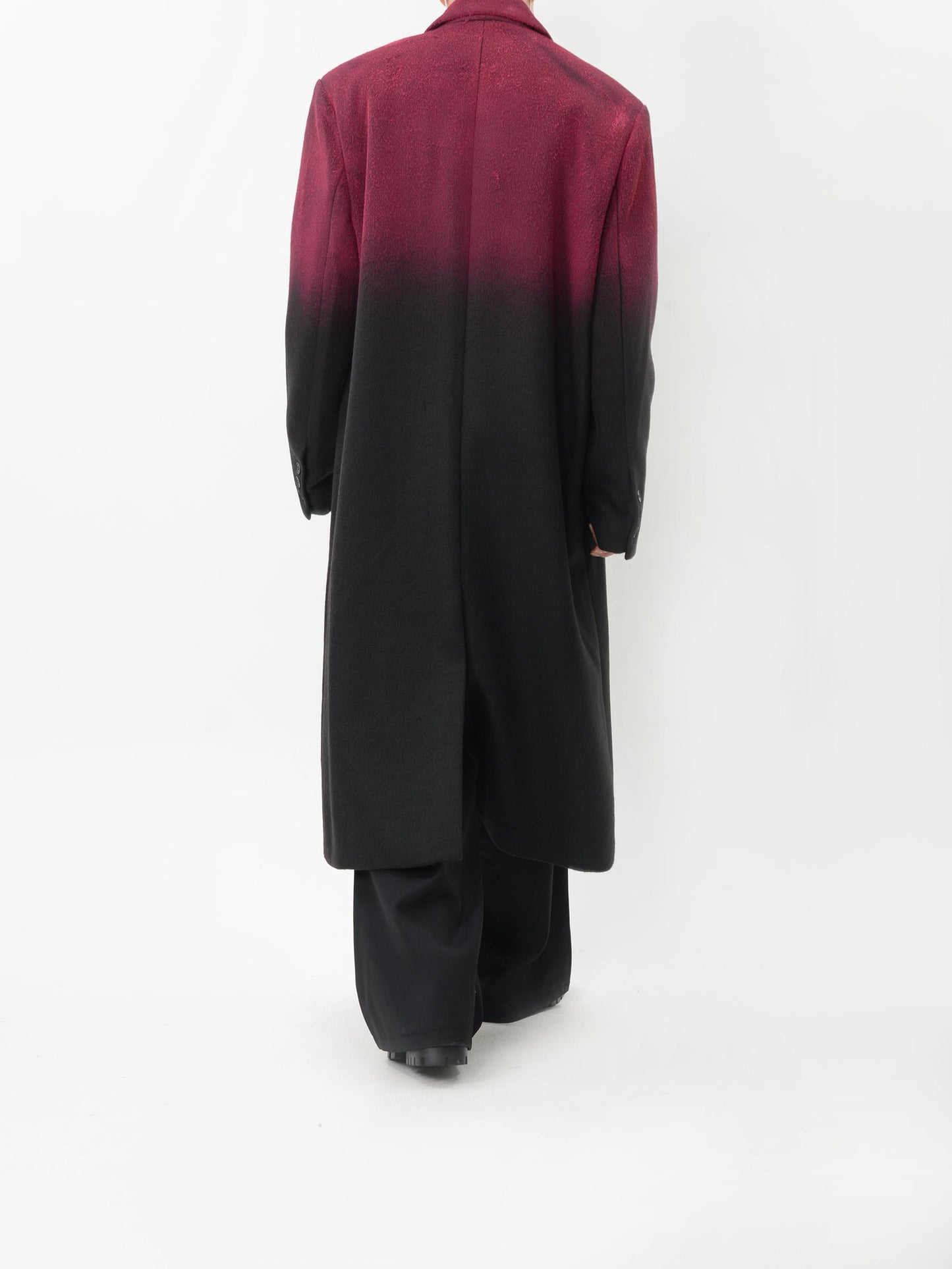 【24s Nov.】Gradient Dyed Wool Overcoat