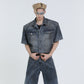 【24s Sep.】Classic Vintage Distressed Denim Shirt + Jeans ArtsKoreanMan