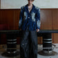 【24s Oct.】Tie-Dye Shoulder Denim Blazer