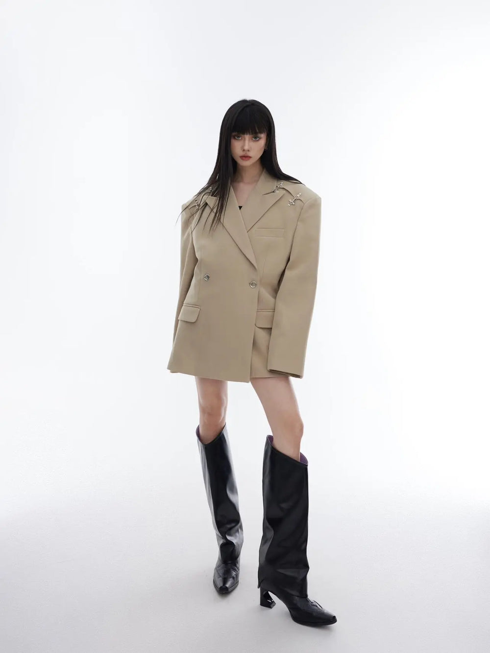 【23s August.】Loose Metal Airplane Buckle Jacket ArtsKoreanMan