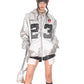 【24s Sep.】Vintage PU Leather Silver Hooded Baseball Jacket ArtsKoreanMan