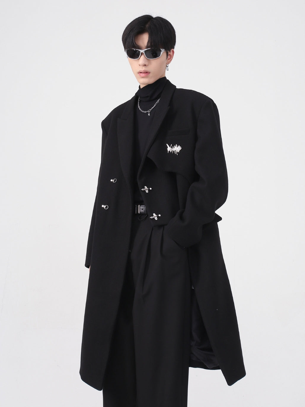 【24s Dec.】Thick Metal Button Mid-length Coat ArtsKoreanMan