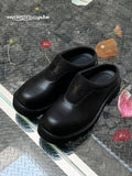 【New】Black Half Platform Shoes ArtsKoreanMan