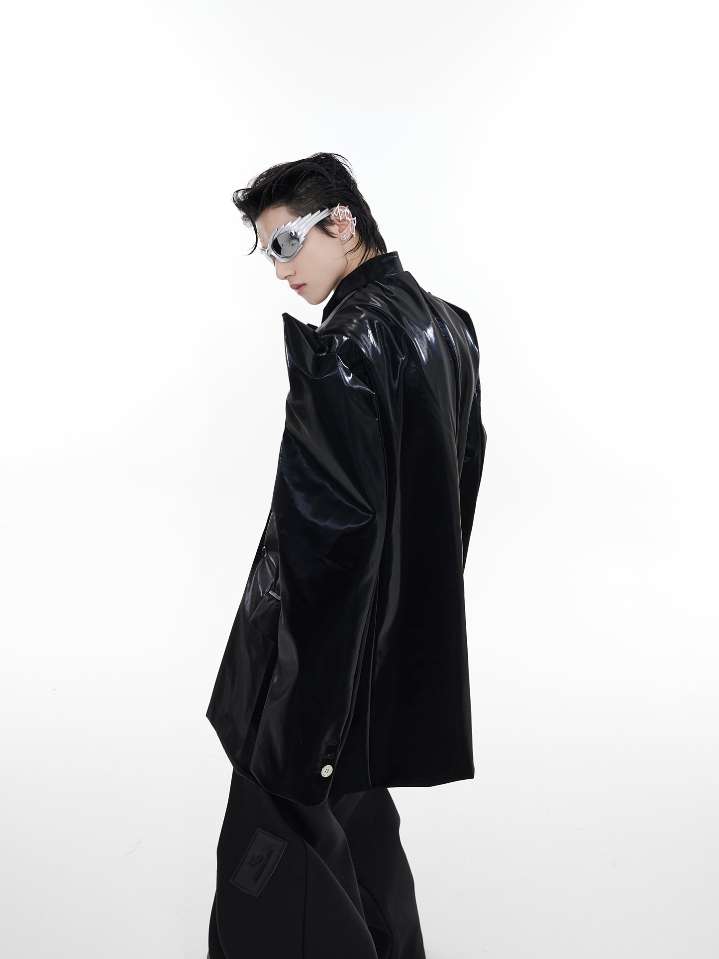 【23s August.】Horn-shaped Leather Jacket