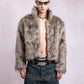 【24s Dec.】Eco-friendly Fur Short Vintage Plush Jacket ArtsKoreanMan