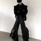 【25s Feb.】3D Silhouette Punk Large Pocket Leather Pants