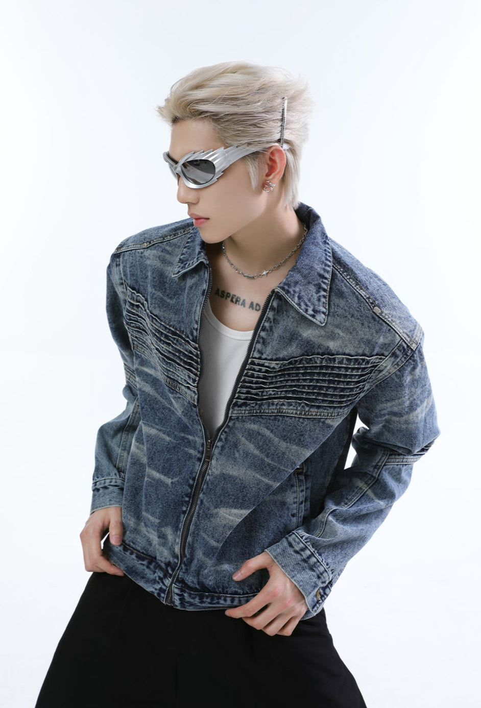 【25s Feb.】Vintage 3D Silhouette Denim Jacket