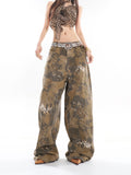 【24s April.】Retro Distressed Camouflage Casual Pants ArtsKoreanMan