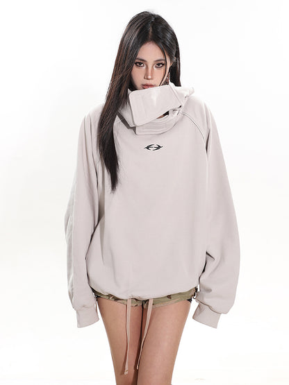 【24s February.】Avant-garde Patchwork Hooded Sweatshirt