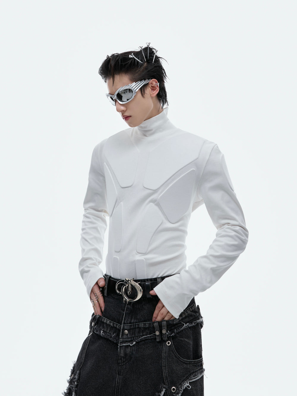 【24s Sep.】Armor Design High-neck Long-sleeved Bottoming Shirt ArtsKoreanMan