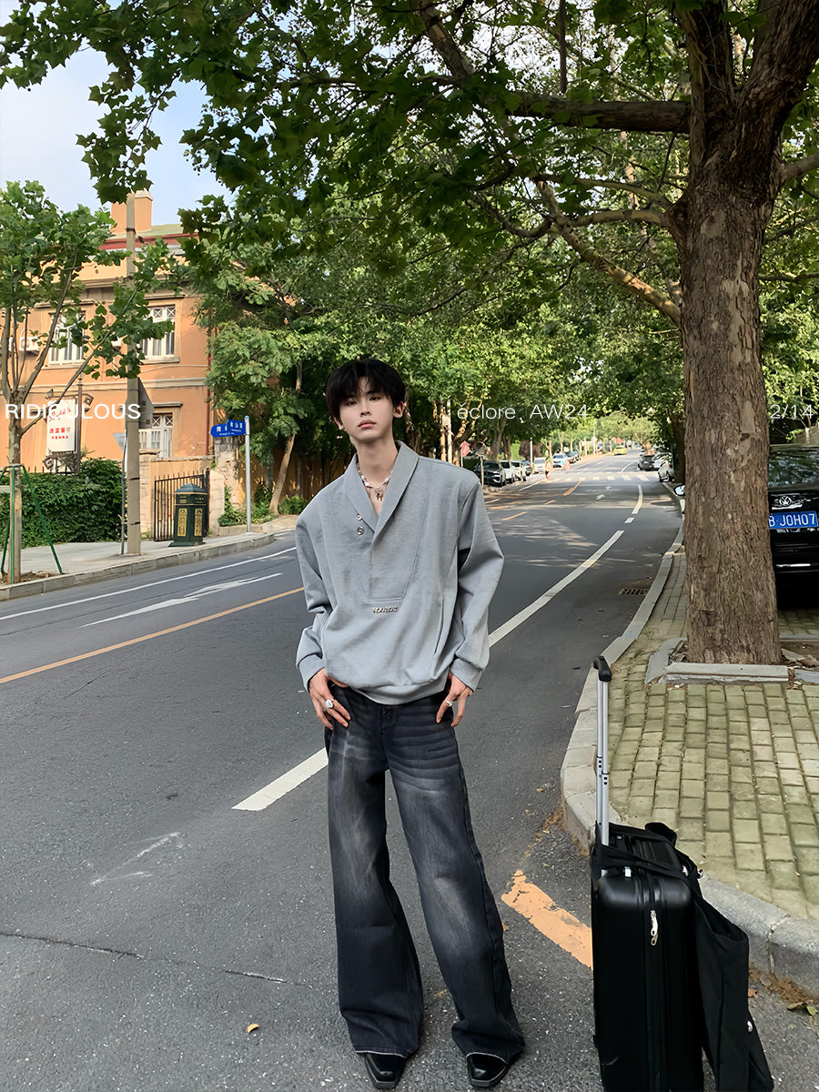 【24s Oct.】Metallic Shoulder Sweatshirt ArtsKoreanMan