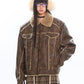 【24s Nov.】American Retro Thickened Distressed Plush Patchwork Coat ArtsKoreanMan