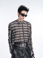 【24s Aug.】Letter Printed Mesh Ice Silk Sun Protection Clothing ArtsKoreanMan