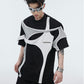 【24s April.】Double Layer Patchwork Design T-shirt