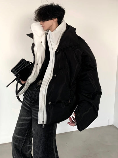 【24s January.】Deconstructed Fake Two-Piece Thickened Jacket