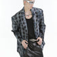 【24s Nov.】High Street Tie-Dye Plaid Loose Suit