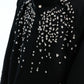 【25s Mar.】Heavy-Duty Rhinestone Embellished Hoodie Cardigan