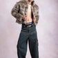 【24s Dec.】Eco-friendly Fur Short Vintage Plush Jacket ArtsKoreanMan