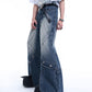 【24s Sep.】Wide-Leg Washed Denim Pants