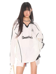 【24s Oct.】American Retro Street Style Three-bar Lapel POLO Shirt ArtsKoreanMan